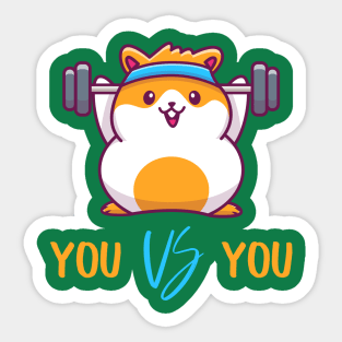 You vs You Sticker